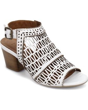 BUENO Candice High Cut Out Sandals - Black
