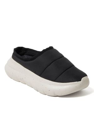 Dearfoams Ontario Slip-On Clog With Regnr8 - Black