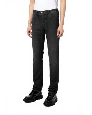 Tramarossa Leonardo Stretch Denim Slim Straight Leg Jeans - Black