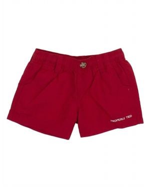Properly Tied Boys Mallard Short - Red