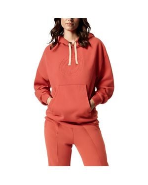 Champion Plus Embroidered Cotton Hooded Sweatshirt