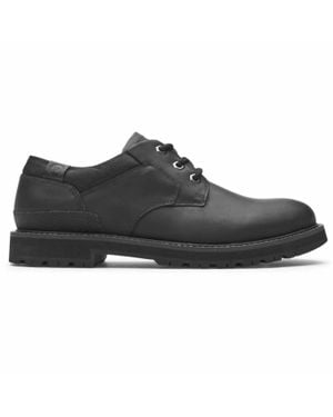 Dunham Byrne Plain Toe Ox Shoes - Black