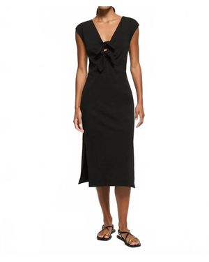 Nation Ltd Kalee Column Midi Dress - Black