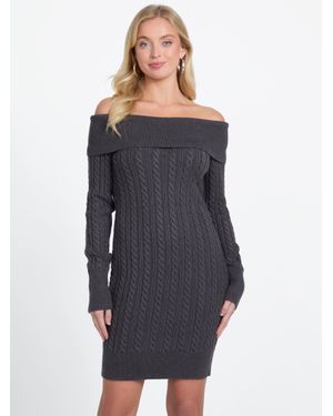 Guess Iman Sweater Dress - Purple