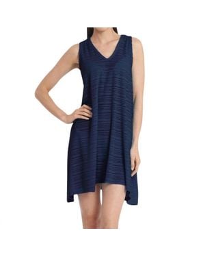 Jordan Taylor V-Neck Handkerchief Dress - Blue