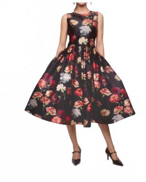byTiMo Taffeta Midi Dress - Red