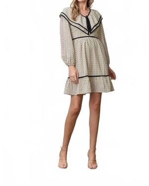 Baevely By Wellmade Harvest Blooms Dress - Natural