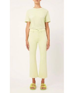 DL1961 Bridget Boot High Rise Instasculpt Crop - Yellow