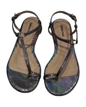 Lola Cruz June Flat Sandals - Brown