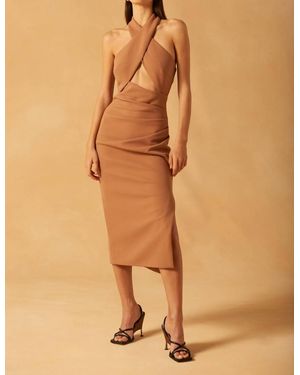 Misha Dion Midi Dress - Natural