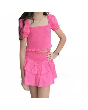 KatieJnyc Girl's Brooke Skirt - Pink