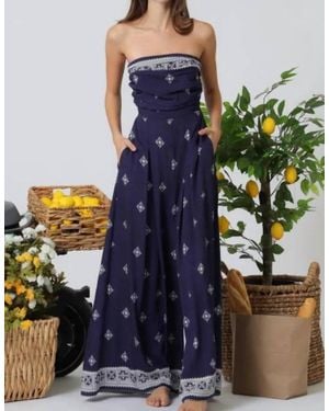 Kld. Signature Denny Strapless Jumpsuit - Blue