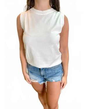 Wishlist Gwen Sweater Tank Top - Blue
