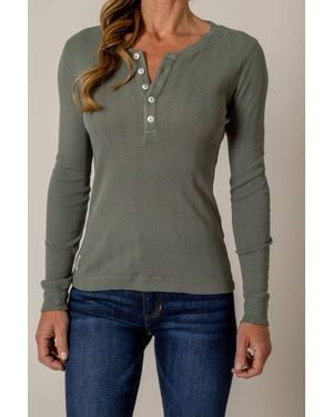 Kimes Ranch Bree Long Sleeve Tee - Green