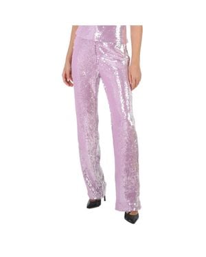 ROTATE BIRGER CHRISTENSEN Equipped Straight-leg Pants - Pink