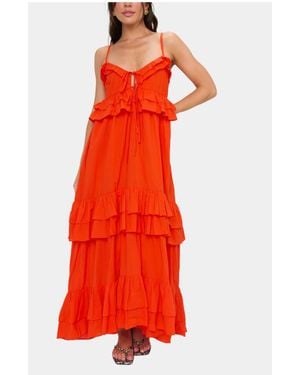Show Me Your Mumu Freya Maxi Dress - Red