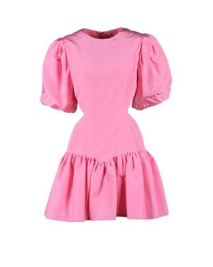 MSGM Puffball Dress Puffed Sleeves - Pink