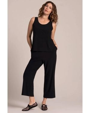 Sympli Go To Tank Relax Short Top - Black