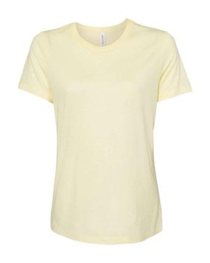 Bella Canvas Relaxed Fit Triblend Tee - Yellow