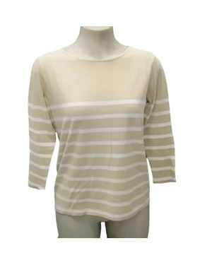 Kule The Malibu Striped Shirt - Gray
