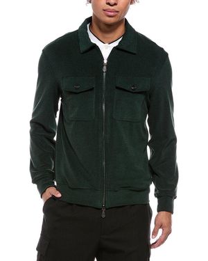 Isaia Silk-Blend Sweatshirt - Green