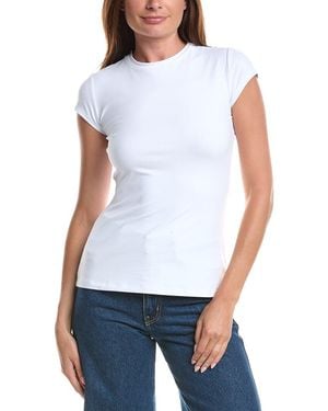 Susana Monaco Crew Short Sleeve T-shirt - White