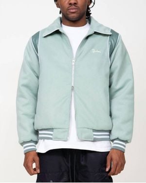 Eptm 23 Two-Way Zipper Varsity Jacket - Green