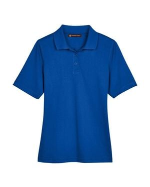 Harriton Advantage Snag Protection Plus Polo - Blue