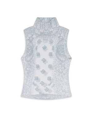 Rhude Bandana Mesh Tank - Blue