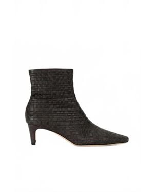 STAUD Wally Ankle Boots - Black