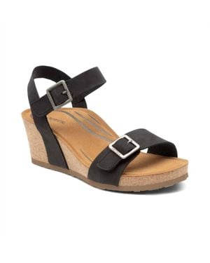 Aetrex Lexa Wedge - Black