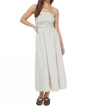 needii Annabelle Tube Maxi Dress - Green
