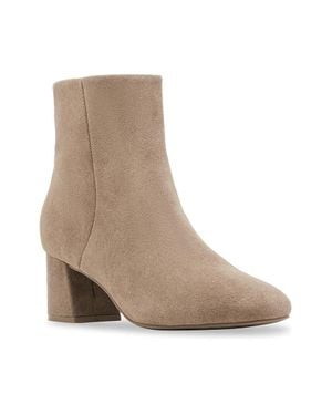 Blondo Alida Bootie 6 Taupe Suede Side Zip Waterproof Ankle Boots Zpo928 - Brown