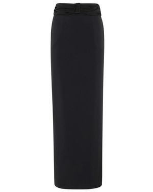 Elisabetta Franchi Long Skirt - Black