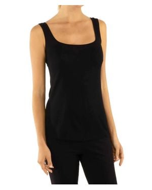Gretchen Scott Super Soft Vicose Tank Top - Black