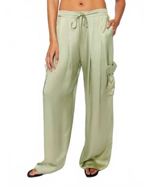 Nation Ltd Romeo Wide Leg Cargo Pants - Green