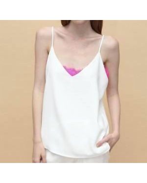 Vilagallo Elettra Crep Crudo Shirt - White