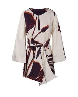 JUAN DE DIOS Nazare Mini Tunic Dress - White