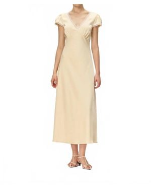 Elodie Bruno Ondine Midi Dress - Natural
