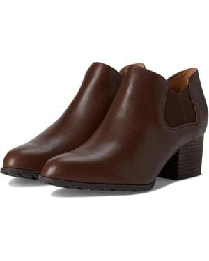 Vionic Belmont J2291L1200 Shooties Leather Ankle Boots Zogg1883 - Brown