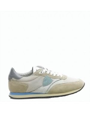 Philippe Model Bvlu Mesh Suede Running Sneakers - White