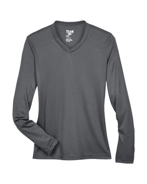 Team 365 Zone Performance Long Sleeve T-Shirt - Gray