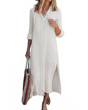 Felicite Boyfriend Maxi Dress - Gray