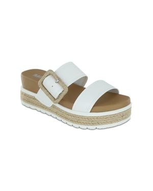 MIA Kenzy Platform Sandal - White