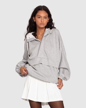 Belle & Bloom Best Of Me Paneled Hoodie - Gray
