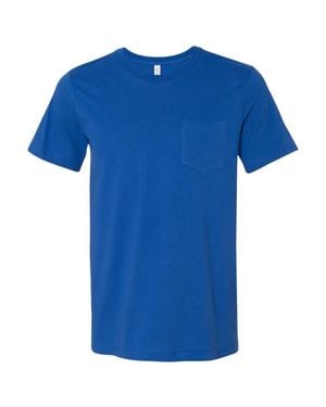 Bella Canvas Jersey Pocket Tee - Blue
