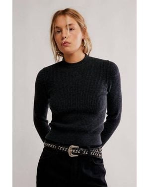 Free People Even After Pullover Top - Black