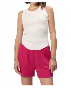 Another Love Cora Rib Tank - White