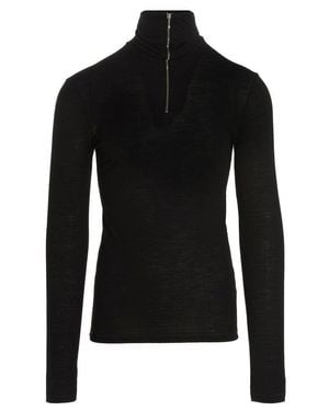 Jil Sander Technical Sweater - Black