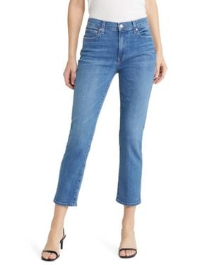 Edwin Bree Mid Rise Straight Crop Jean - Blue